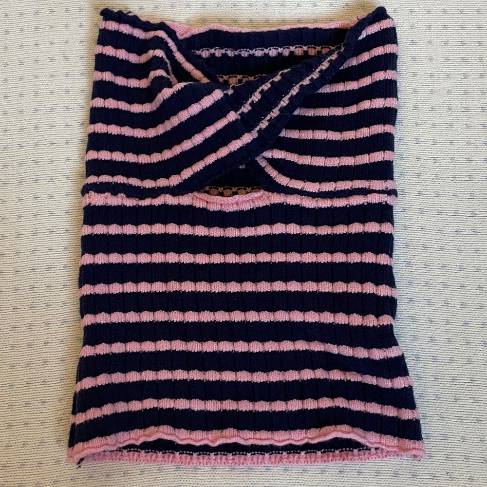 Colorful Twist-Front Tube Top